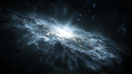 Wall Mural - realistic cosmos celestial landscapes. breathtaking view of cosmos reveals celestial landscapes fill