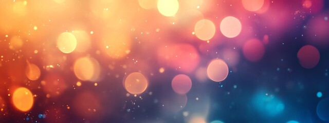 Poster - Colorful bokeh background with soft gradients and light trails for a dreamy effect