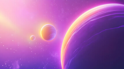 Wall Mural - planet universe vortex planet starry sky future technology concept illustration background