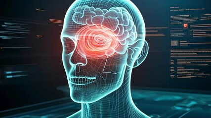 Poster - Exploring the future of neural implants with advanced AI in 4K animation