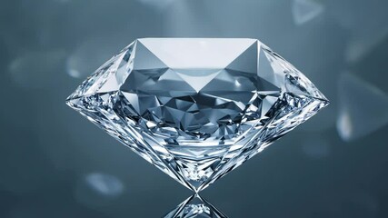 Aufkleber - A diamond is on a table. It is a large diamond