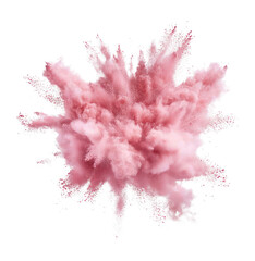 Wall Mural - png full color powder explosion abstract creative.