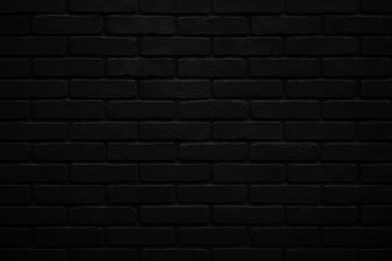 Poster - Dark grunge brick wall texture creating an evocative backdrop, enhancing designs with depth and character. Perfect for adding a unique, urban touch to various artistic projects