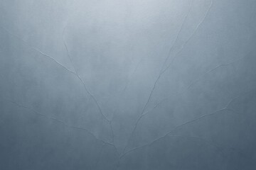 Poster - Thin cracks are spreading across a gray concrete wall, resembling branches of a tree or veins, creating a unique and abstract pattern with a subtle texture