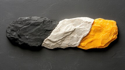 Poster - Two rocks displayed in a natural setting, representing stability and authenticity in alignment visual system