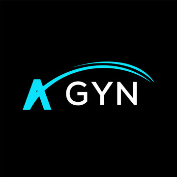 GYN creative minimalist letter logo.