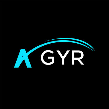 GYR creative minimalist letter logo.	