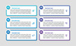 © andreyorb - Infographic design business template with 6 options or steps. Can be used for workflow layout, diagram, annual report, web design