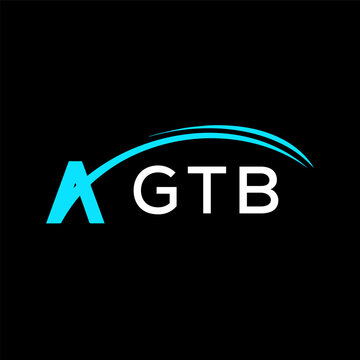 GTB creative minimalist letter logo.	
