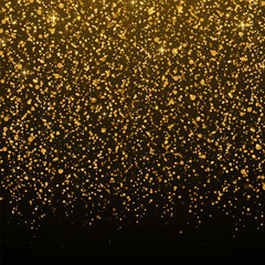 Wall Mural - shining background of blurred bokeh lights. sparkling confetti concept. magic background with glitte