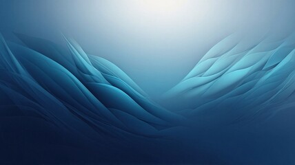 Aufkleber - Abstract blue waves create a serene and tranquil atmosphere, showcasing flowing lines and gradients in soothing shades.