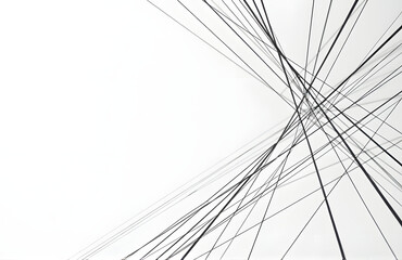 Poster - A Geometric Abstract Background Featuring Intricate Network Of Intersecting Lines Creating A Visually Striking And Dynamic Effect Ove