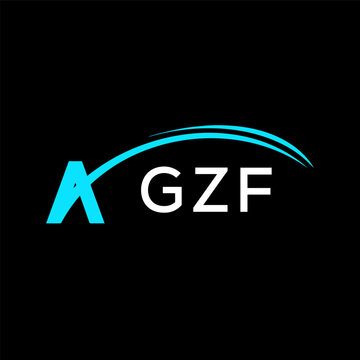 GZF creative minimalist letter logo.	