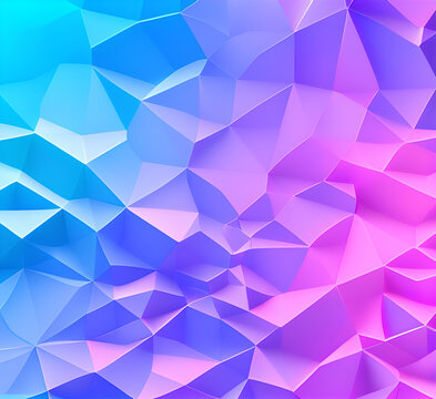 Bright creative background of geometric lines in purple and blue colors modern design