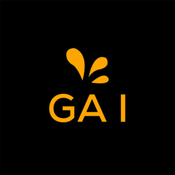 GAI creative minimalist letter logo.		
