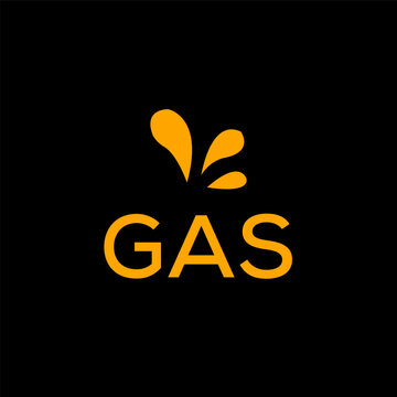GAS creative minimalist letter logo.		
