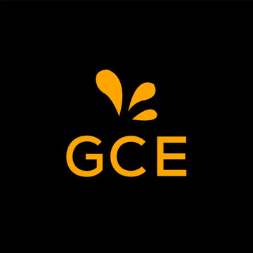GCE creative minimalist letter logo.		
