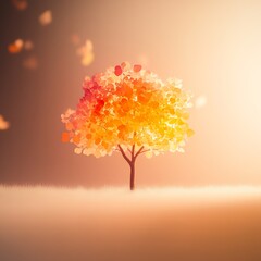 Leinwandbilder - a tree that stands out among others
