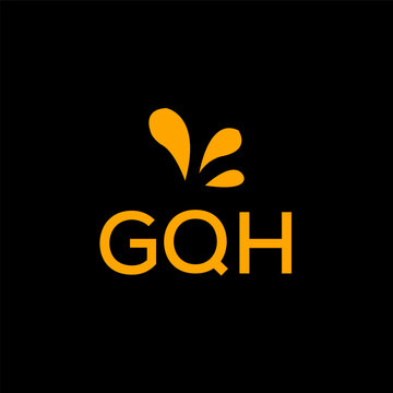 GQH creative minimalist letter logo.		
