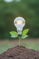 Poster - Eco-Innovation Catalyst Luminous Green Growth Metaphor for Sustainable Creativity and Transformative Learning in Next-Gen Educational Marketing