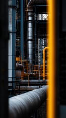Leinwandbilder - Next-Gen Industrial Sustainability High-Contrast Modular Factory Architecture Showcasing Precision Engineering and Eco-Efficient Manufacturing Infrastructure