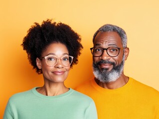 Aufkleber - Vibrant Diversity in Design Inclusive Workplace Portraits Celebrating Multigenerational Professionals with Authentic Style and Modern Aesthetic