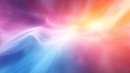 Poster - Colorful abstract background flowing with light and energy