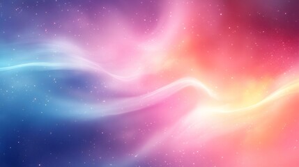 Aufkleber - Colorful abstract background showing stars and nebulae forming