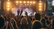 © UniquePicture - Crowd at Outdoor Music Festival