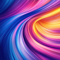 Poster - Abstract colorful wave background with vibrant hues that create a dynamic and energetic composition. This image will add a touch of creativity to any project