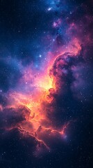 sunset in space