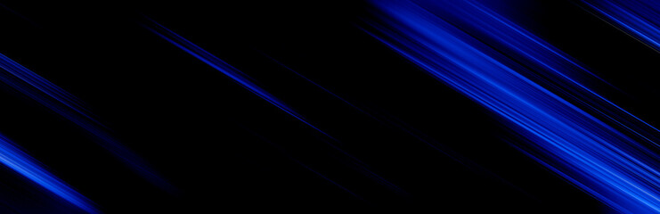 Poster - abstract blue and black are light pattern with the gradient is the with floor wall metal texture soft tech diagonal background black dark clean modern.