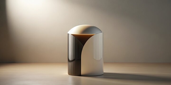 Abstract Cylindrical Form with Gradient Illumination