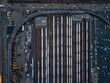 © Yakov Knyazev/Stocksy - Train Yard with Adjacent Construction Site
