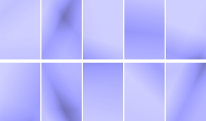 Poster - Collection.Set of abstract blurred background images of gradient green, yellow, red colors used as illustration. Poster or advertisement design.