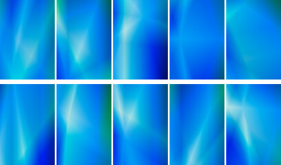 Poster - Abstract mix of colorful dark blue and light blue glow colors, full gradient background, Vivid gradient for technology background, poster