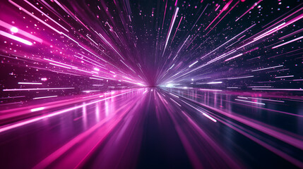 Poster - Dynamic augmented reality wallpaper concept futuristic background digital art vibrant environment high-tech viewpoint