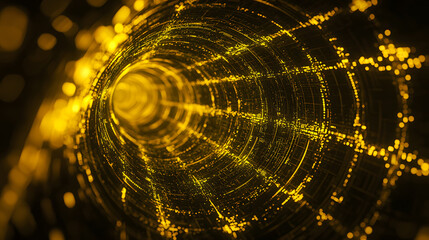 Poster - Augmented reality without devices visualization digital space abstract wallpaper futuristic background dynamic view immersive concept