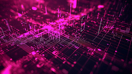 Poster - futuristic energy grids in smart city frameworks digital wallpaper background abstract technology en