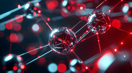 Poster - Action-packed visualization of sustainable tech and green digital systems abstract background wallpaper futuristic environment