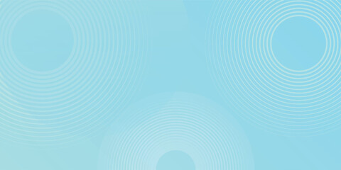 Poster - Modern abstract background, blue white gradations, circle effect,shape