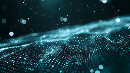 Poster - Sustainable tech visualization digital systems background wallpaper aquatic environment abstract viewpoint