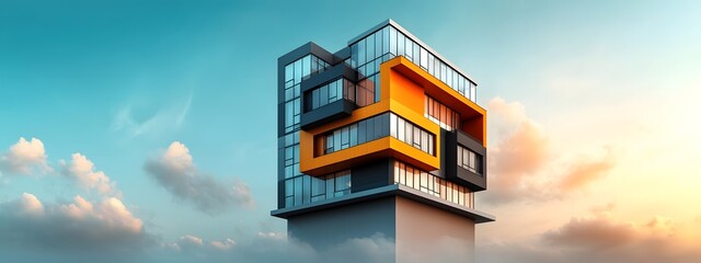 Poster - highly detailed technical diagrams and cad renderings showcasing the architectural design and struct