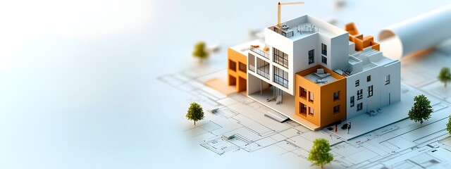 Poster - intricate technical drawings and 3d renders showcasing the sophisticated design and layout of a futu