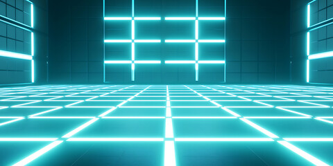 Poster - Holographic Background.Vibrant abstract geometric textures digital art colorful background contemporary style close-up view modern aesthetic.
