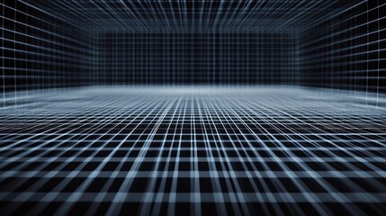 A digital blueprint background featuring architectural lines and grid patterns.