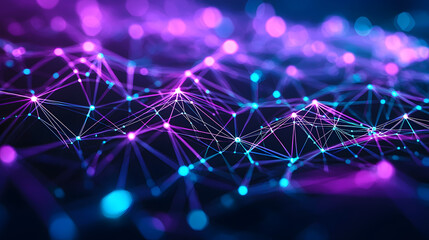 Poster - Cybersecurity and encryption connections digital background wallpaper tech environment abstract viewpoint