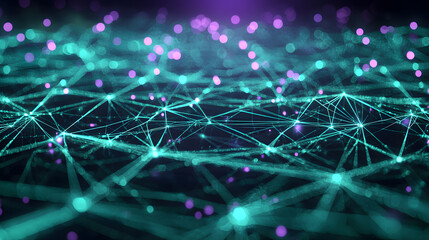 Poster - Futuristic energy grids in a smart city background digital wallpaper technology environment abstract viewpoint