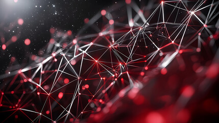 Poster - Interstellar communication network futuristic technology background abstract wallpaper cosmic environment digital viewpoint