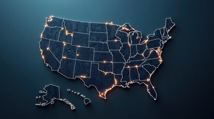 Poster - A detailed circuit board map depicting technological advancements in carbon ledger technology adoption process